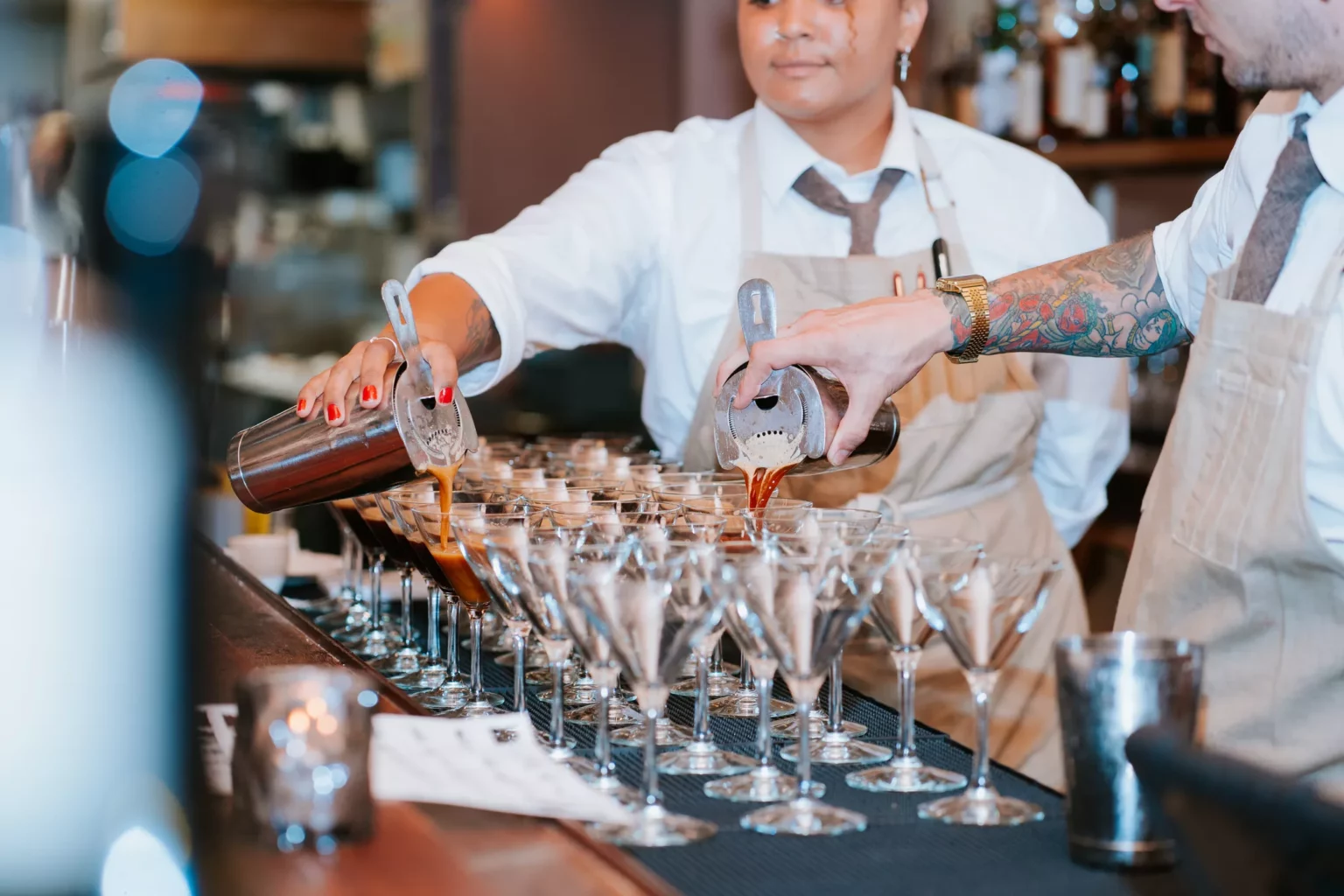 Expresso Martini with Calvados